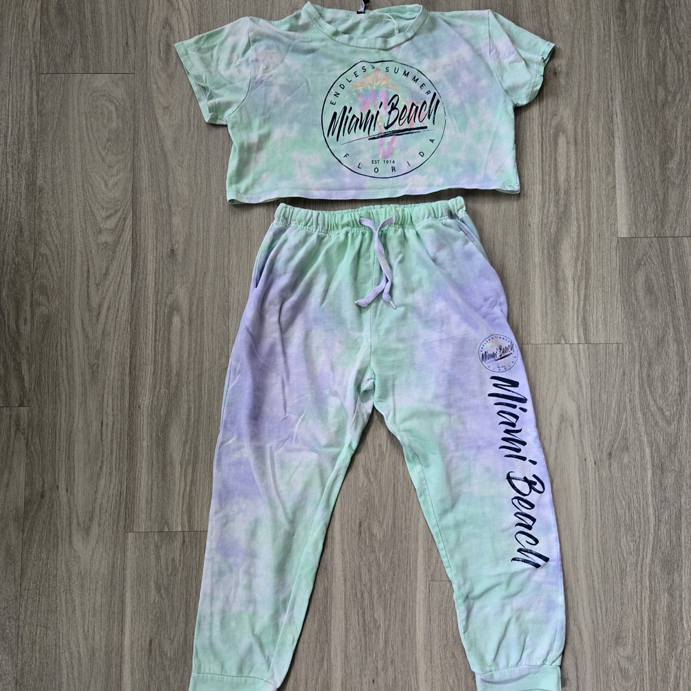 Kids Tie-Dye Jogger Set